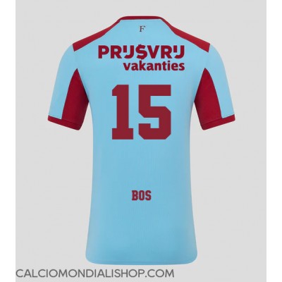 Maglie da calcio Feyenoord Jordan Bos #15 Terza Maglia 2025-26 Manica Corta Maglie da calcio Feyenoord Jordan Bos #15 Terza Maglia 2025-26 Manica Corta